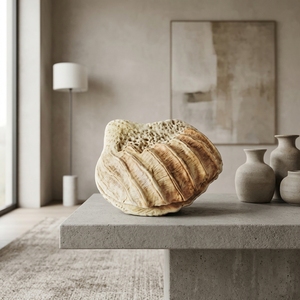 Escultura de Conchas Marinas Hecha a Mano por Shellia, Decoración Rústica Costera para Mesa, Obra de Arte Decorativa para el Hogar, Tazón de Conchas - Product Image 4