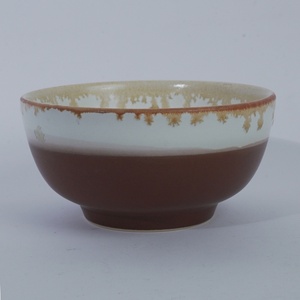 Tazón Pequeño de Cerámica Color Crema Marrón, Diseño Japandi, Apto para Lavavajillas, para Arroz, Sopa, Fideos, Postre, Restaurante, Hotel, Cafetería, HORECA - Product Image 2