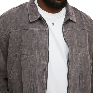 Veste en jean pour hommes grande taille, tissu en gros, personnalisable, échantillon gratuit, meilleure qualité - Product Image 2