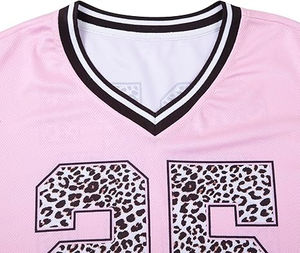 Nueva Llegada, Jersey de Fútbol Americano Ligero de Malla de Alta Calidad para Deportes, con Estampado por Transferencia de Calor, Estilo Hip Hop, para Hombre y Mujer - Product Image 4