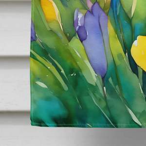 ฟรีเซียสธงบ้านสีน้ำขนาดใหญ่หลากสีเสาแขนระเบียงตกแต่งลานแบนเนอร์งานศิลปะโพลีเอสเตอร์แขวนผนังบ้าน - Product Image 4