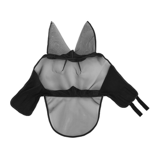 Protector Facial Completo para Caballos, Color Azul, con Protección para las Orejas, Ecológico, de Malla Resistente, Previene Insectos, Protege los Ojos, Personalizable - Product Image 1