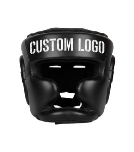 Protector de Cabeza de Boxeo Profesional de Cuero Genuino Ecológico de Alta Calidad a Precio de Mayoreo, Marca Personalizada OEM, para MMA y Muay Thai - Product Image 2