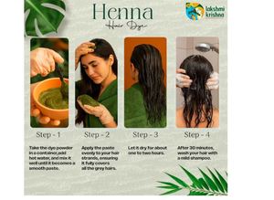 Tinte Natural para el Cabello Lakshmi Krishna Naturals, Sin Amoníaco, Para Todo Tipo de Cabello, Color Intenso, Duradero y Brillante - Product Image 2