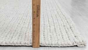 Alfombra de Lana Gruesa Hecha a Mano, Textura Sumac de Lujo, Rayas Modernas, Estilo Boho, para Sala de Estar, Tamaño Personalizado, Tejido Plano Suave y Grueso, 1 Pieza - Product Image 2