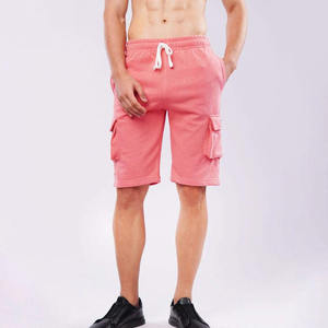 Pantalones Cortos Deportivos para Hombre, 100% Algodón, Sólidos, Casuales de Verano, de Longitud Media, Ajustados, de Secado Rápido, con Cierre de Cordón, para Playa - Product Image 1