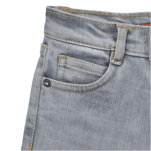 Jeans en denim extensible confortables pour enfants, taille élastique, doux, décontractés, coupe droite, fournisseur - Product Image 5