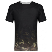 T-shirt tricoté par sublimation pour homme - Léger, décontracté, été, vierge, écologique, séchage rapide, respirant, streetwear
