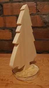 Juego de Adornos Navideños de Madera Románticos, Decoración Natural para Mesa, Ecológica, para Fiestas y Reuniones Familiares - Product Image 3