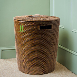 Modern Boho Rattan Storage Basket For <b>Laundry</b> Bedroom Storage Boxes & Bins Storage Containers OEM Rattan 2026 Made In Vietnam - Product Image 1