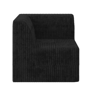 Canapé-lit d'angle moderne et minimaliste en velours côtelé, sectionnel compressible, idéal pour salon et chambre, confortable et compact - Product Image 1