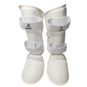 Protège-tibias en cuir léger pour le karaté, l'entraînement en arts martiaux, la pratique et les séances de fitness - Qualité supérieure - Product Image 2