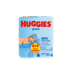 Lingettes hydratantes douces, sans alcool, Huggies Pure et adaptées aux nouveau-nés et aux nourrissons - Product Image 6