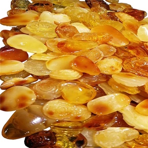 Ambra naturale foglie di gioielli fatti a mano/<span class=keywords><strong>Rose</strong></span> carving cognac colore ambra gioielli scultura - Product Image 3