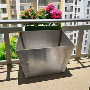 Support de pot suspendu en fer galvanisé, revêtu de poudre, écologique, léger et durable, pour pépinière extérieure, balcon - Product Image 1
