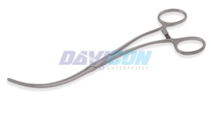 เครื่องมือผ่าตัดคุณภาพสูงสุด สแตนเลสสตีล คีมหนีบหลอดเลือดเดบาเคน ปากโค้งเฉียบ ขนาด 3.3/8 นิ้ว - Product Image 4