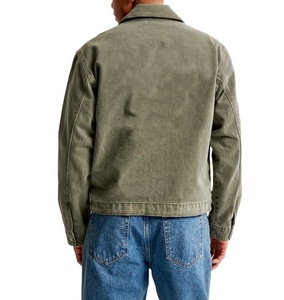 Chaqueta de Mezclilla para Hombre, Estilo Casual, Chaqueta de Otoño, Chaqueta con Botones, Corte Ajustado - Product Image 2