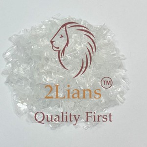 Flocons de bouteilles PET 2Lians, lavés à chaud, qualité alimentaire, qualité moulage par soufflage, HB, ignifuge - Product Image 1
