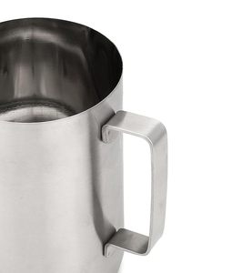 Carafe à lait en acier inoxydable de luxe, finition mate, avec poignée et couvercle, pichet multifonctionnel pour servir de l'eau, du thé ou du café - Product Image 4