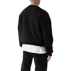 Sudadera Vintage Personalizada de Algodón 100% con Cremallera Media, Tejido French Terry de 400GSM, Lavado Ácido, Bordada para Hombre, Invierno - Product Image 5