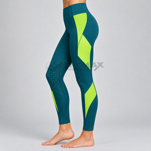 Pantalons d'équitation haut de gamme pour femmes, dotés d'un tissu résistant, d'une forme ergonomique et d'un ajustement confortable pour les actives. - Product Image 2