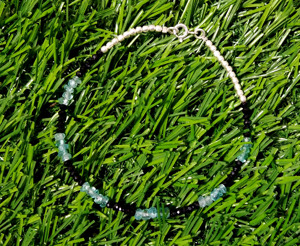 Natural Black Spinel & Apatite Bracelet, Handmade Gemstone Bracelets, Minimalist Crystal Bracelet Gemstone Adjustable Bracelet - Product Image 5