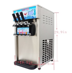 High Production 1200L/H Continuous Automatic <b>Ice</b> <b>Cream</b> Freezer <b>Machine</b> New Condition for Corn Nuts Ingredients - Product Image 3
