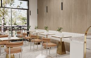 ตู้โชว์ขนมแบบกำหนดเองพร้อมชั้นวางกระจกสีขาวสำหรับร้านกาแฟและร้านขนมหวาน - Product Image 5