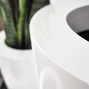 Vases de jardin en fibre de verre écologiques en gros avec trou de drainage, durables pour usage extérieur/intérieur, option logo personnalisé, fabriqués à Binh - Product Image 4
