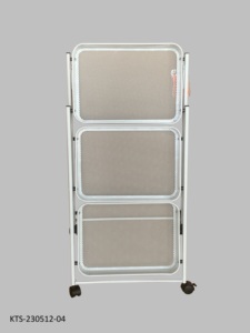 Space-Saving Foldable <b>Trolley</b> with 4 Wheels Easy Moving Easy storage for Beauty Salon, Nail & Hairdresser <b>Tools</b> - Product Image 3