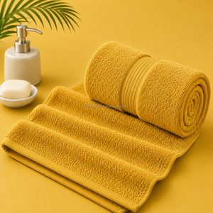 Bulk Spa Beauty Salon Organic Eco-Friendly Cotton Bath Towels Printed Logo Soft Durable Skin-Friendly Quick-Dry Highly Absorbent - Product Image 5