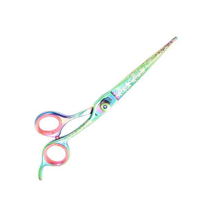 Tijeras de Peluquería con Recubrimiento de Papel, Tijeras para Cortar Cabello con Punta Redonda, Tijeras de Acero Inoxidable para Salón de Belleza con Tornillo Ajustable - Product Image 2