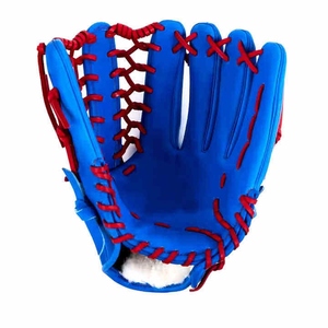 Leather <b>Baseball</b> <b>Glove</b> Right-Handed Outfield Full Finger H-Web Breathable Adult Size - Product Image 4