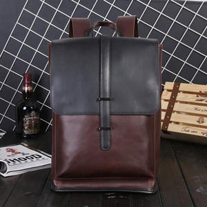 Mochila Antirrobo de Cuero Genuino de 20-39L con Compartimento para Portátil, Unisex, Cierre de Hebilla, Correas para Hombro - Product Image 3