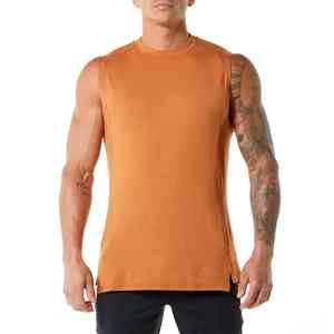 Camiseta Deportiva Personalizada para Hombre, Camiseta sin Mangas para Correr, Camiseta Deportiva sin Mangas para Gimnasio, Venta al por Mayor - Product Image 1