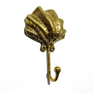 Ganchos de pared metálicos contemporáneos para la entrada, para colgar abrigos, sombreros y bolsos, estante de almacenamiento montado en la pared. - Product Image 4