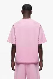 เสื้อยืดทรงบ็อกซี่ผ้าฝ้าย 100% สำหรับผู้ชาย ขายส่ง ไซส์ใหญ่ สไตล์สตรีท ระบายอากาศดี ไหล่ตก คอกลม น้ำหนักผ้า 300 กรัม - Product Image 4