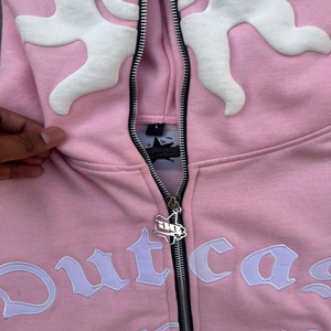 Sudadera con capucha personalizada 2026 para hombre, de poliéster/algodón, forro polar, bordada, personalizable, estilo oversize - Product Image 4