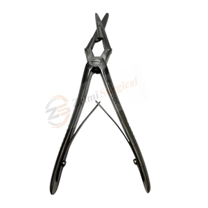 Tijeras Becker-Caplan para Septo Nasal de 23 cm, Doble Acción, Dentadas, Instrumento Quirúrgico ORL para Rinoplastia, Acero Inoxidable - Product Image 1