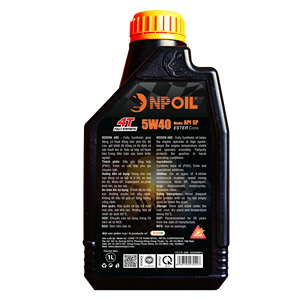 Aceite de motor NPOIL Premium RODON 400 5W40 1L Aceite base y aditivos premium para refrigeración y lubricación de motocicletas - Product Image 2