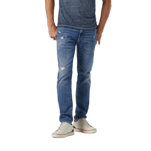 Jeans droits en tricot pour hommes de haute qualité professionnelle, écologiques, séchage rapide, conception de logo personnalisé, service OEM, prix bas - Product Image 1