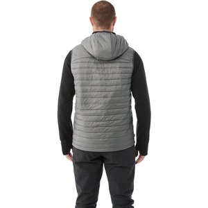 Mens Polyester Insulated Vest <b>Jacket</b> For Gym Running Hiking And Outdoor Adventure With Zipper Closure - Product Image 2