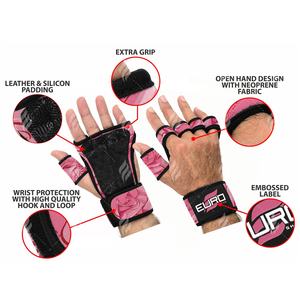 Gants de sport en néoprène à demi-doigts haute performance pour la musculation, l'entraînement avec des poids, adhérence antidérapante, légers, soutien du poignet - Product Image 6