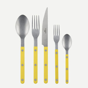 Juego de cubiertos metálicos profesionales para catering, para buffet, restaurante, hotel, servicio de banquetes, acero de grado alimenticio de alta resistencia. - Product Image 1