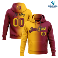 Sweat-shirt à capuche personnalisé en gros avec dégradé de couleurs, pull tendance, vêtement de sport, fabrication OEM