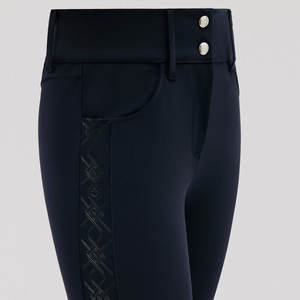 Pantalon d'équitation extensible 4 directions de haute qualité, leggings, collants, vêtements d'équitation en tissu technique au toucher doux - Product Image 6