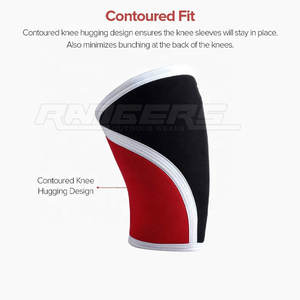 Genouillères de musculation réglables élastiques pour soutien articulaire, unisexe, pour entraînement en salle de sport, vente en gros - Product Image 3