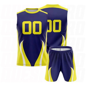 Ensemble d'uniformes de football sublimés de qualité supérieure pour les matchs 7 contre 7, uniforme d'équipe de flag football, design personnalisé, maillot et short - Product Image 5