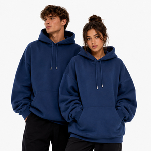 Fabricant de sweats à capuche personnalisés unisexes, sweats à capuche épais et surdimensionnés de haute qualité en coton, sweats à capuche unisexes épais et surdimensionnés - Product Image 2