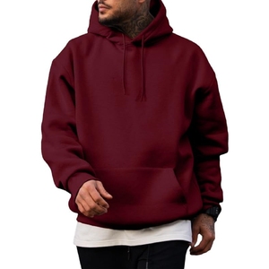 Stonefield Manufacturing Men's Pullover <b>Hoodie</b> 100% Cotton Fleece Breathable Quick Dry Pocket Design Customizable Fabric Weight - Product Image 1